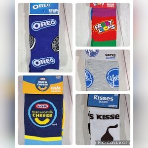 Odd Sox Men's Novelty Crew Socks Size 6-12 Assorted Styles NEW Food Snacks